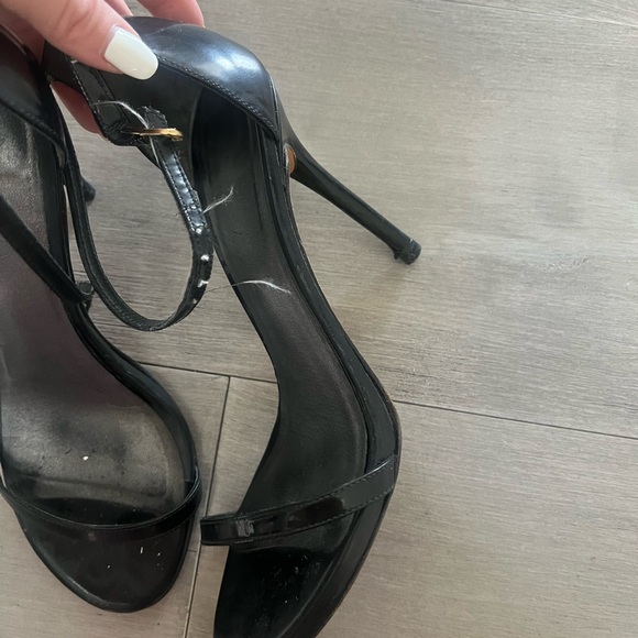 Stuart Weitzman Black Patent Leather Nudist size 6 - Picture 5 of 8